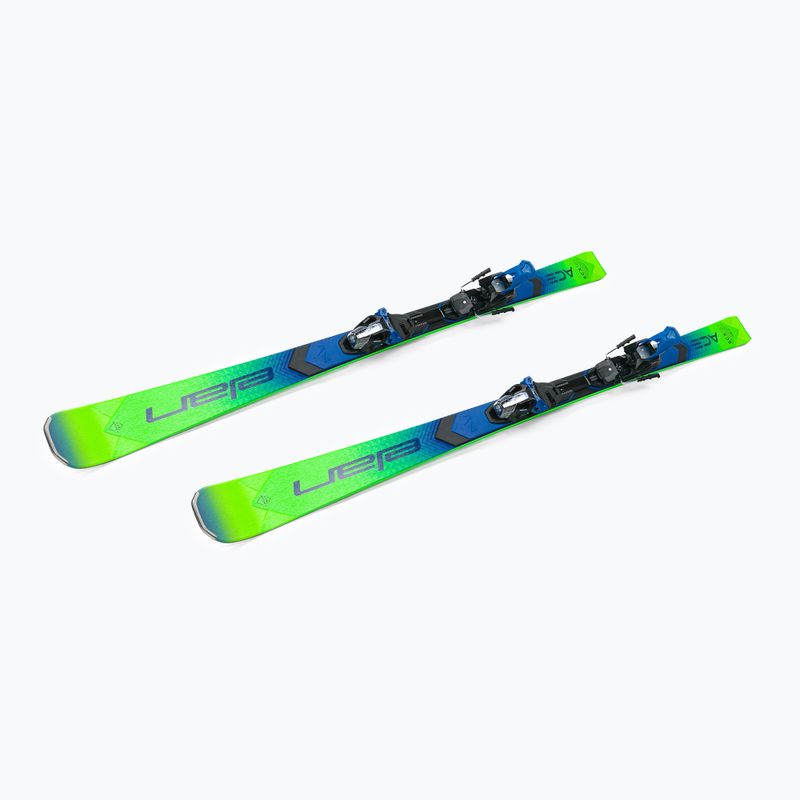 Sci da discesa Elan Ace SCX Fusion + attacchi EMX 12 verde/blu/nero 4