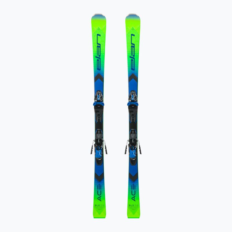 Sci da discesa Elan Ace SLX Fusion + attacchi EMX 12 blu/arancio