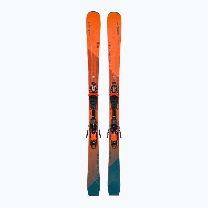 Sci da discesa Elan Wingman 82 CTI Fusion + attacchi EMX 12 arancio/blu