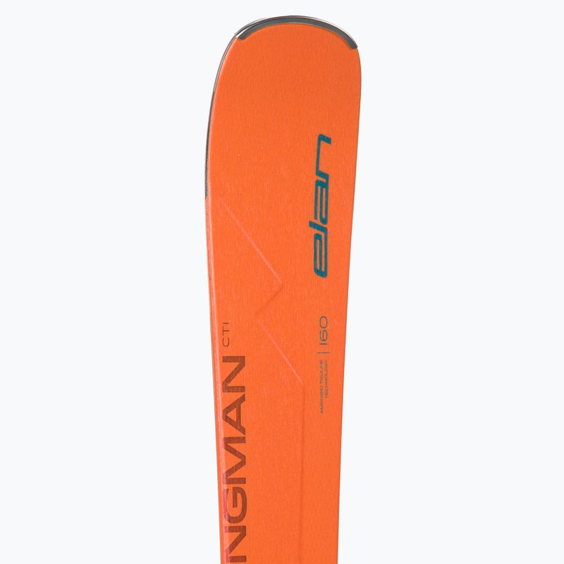 Sci da discesa Elan Wingman 82 CTI Fusion + attacchi EMX 12 arancio/blu 8