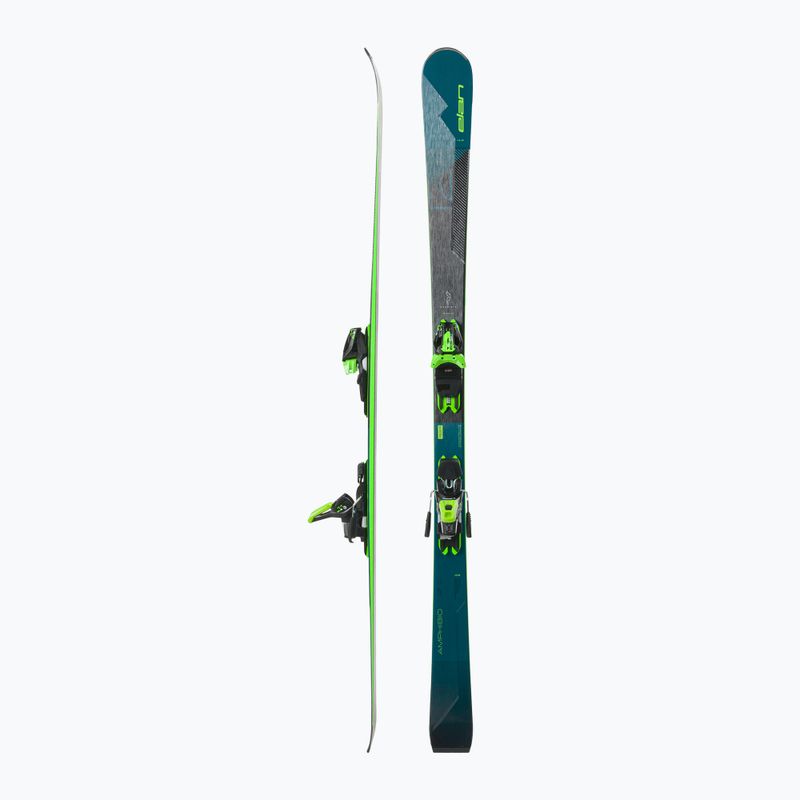 Sci da discesa Elan Amphibio 12 C PS + attacchi ELS 11 nero/verde 2