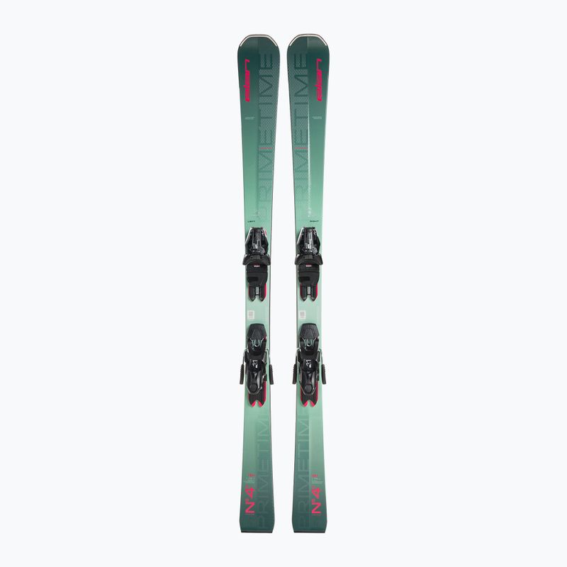 Sci da discesa femminile Elan Primetime N°4 + attacchi W PS + attacchi ELX 11