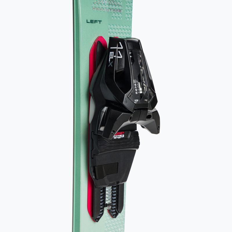 Sci da discesa femminile Elan Primetime N°4 + attacchi W PS + attacchi ELX 11 4