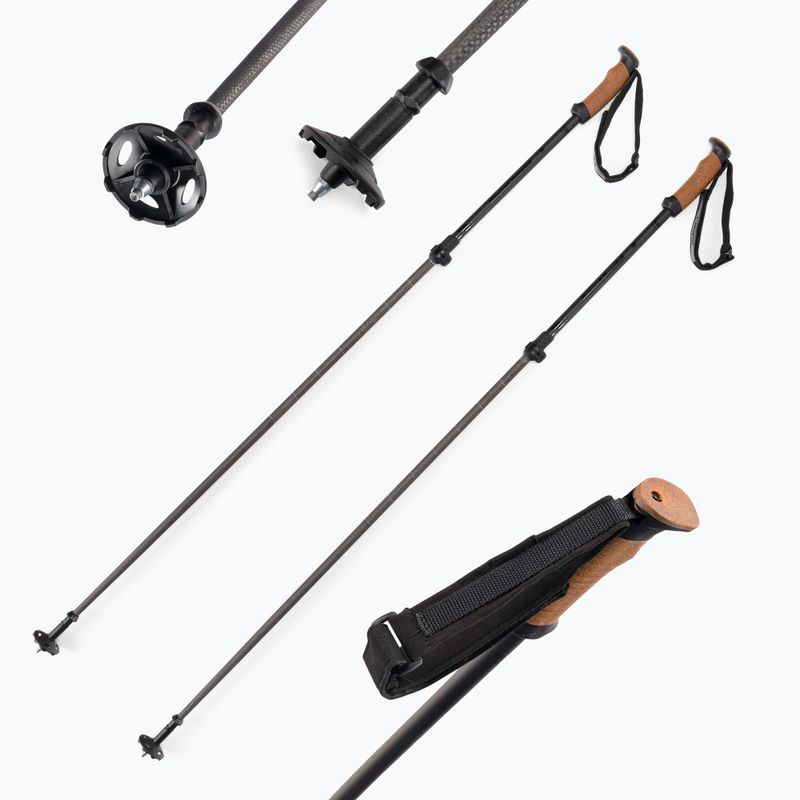 Bastoncini da sci Elan Voyager Rod neri 7