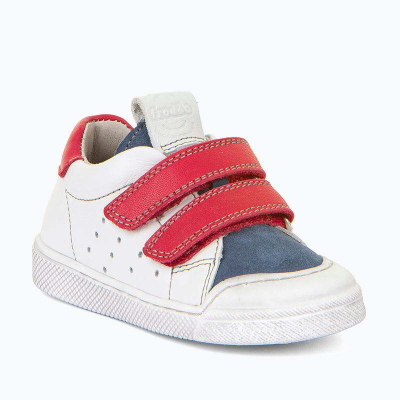 scarpe a piedi nudi per bambini Froddo Rosario bianco/rosso 8