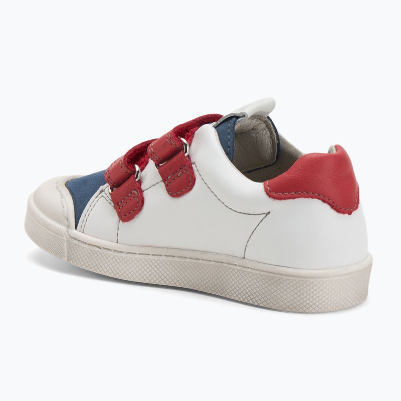 scarpe a piedi nudi per bambini Froddo Rosario bianco/rosso 3