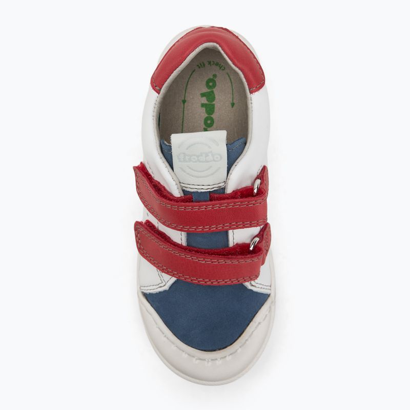 scarpe a piedi nudi per bambini Froddo Rosario bianco/rosso 5