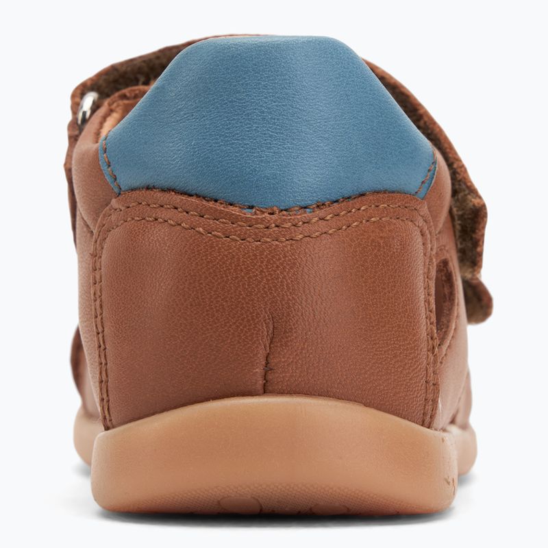 Sandali Froddo Dallas marrone per bambini a piedi nudi 6