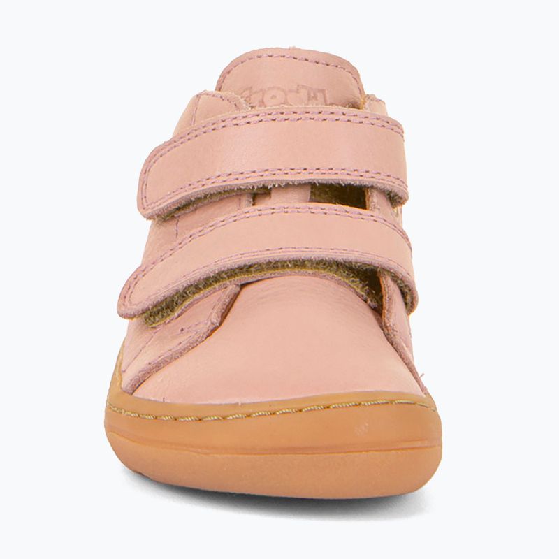Scarpe Froddo First Step rosa per bambini a piedi nudi 4