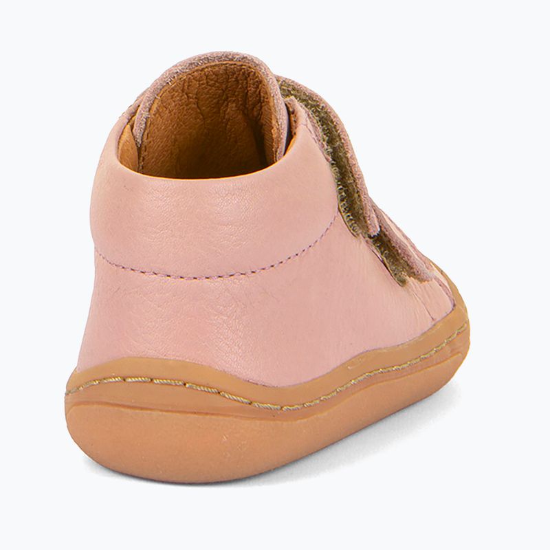 Scarpe Froddo First Step rosa per bambini a piedi nudi 5