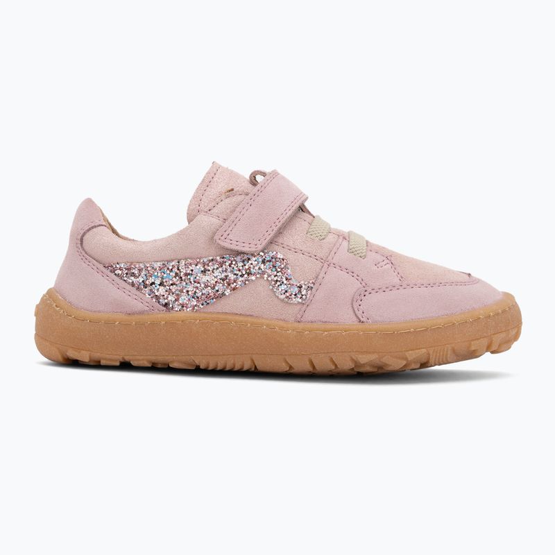 Froddo Splash rosa lucido scarpe per bambini a piedi nudi 2