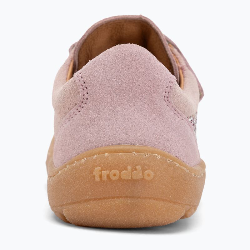 Froddo Splash rosa lucido scarpe per bambini a piedi nudi 6