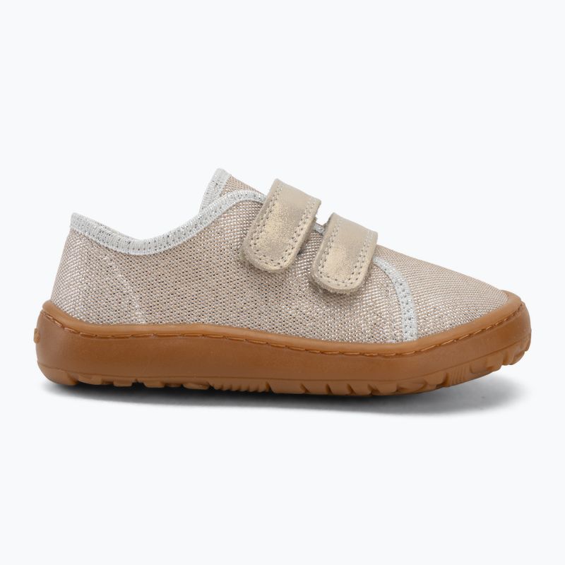 Scarpe barefoot bambino Froddo Canvas gold shine 2