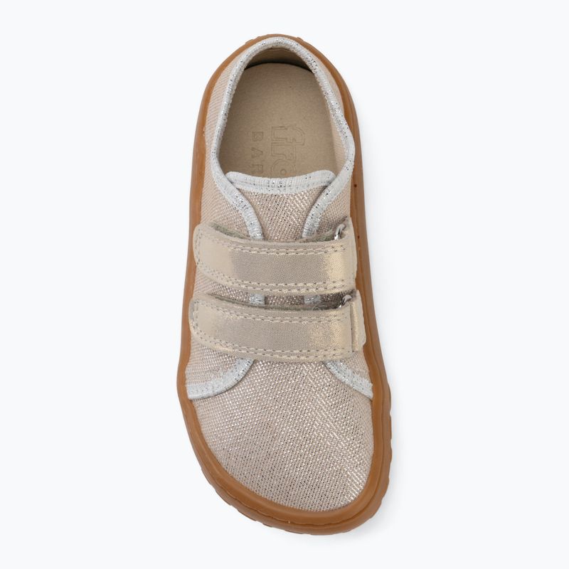 Scarpe barefoot bambino Froddo Canvas gold shine 5