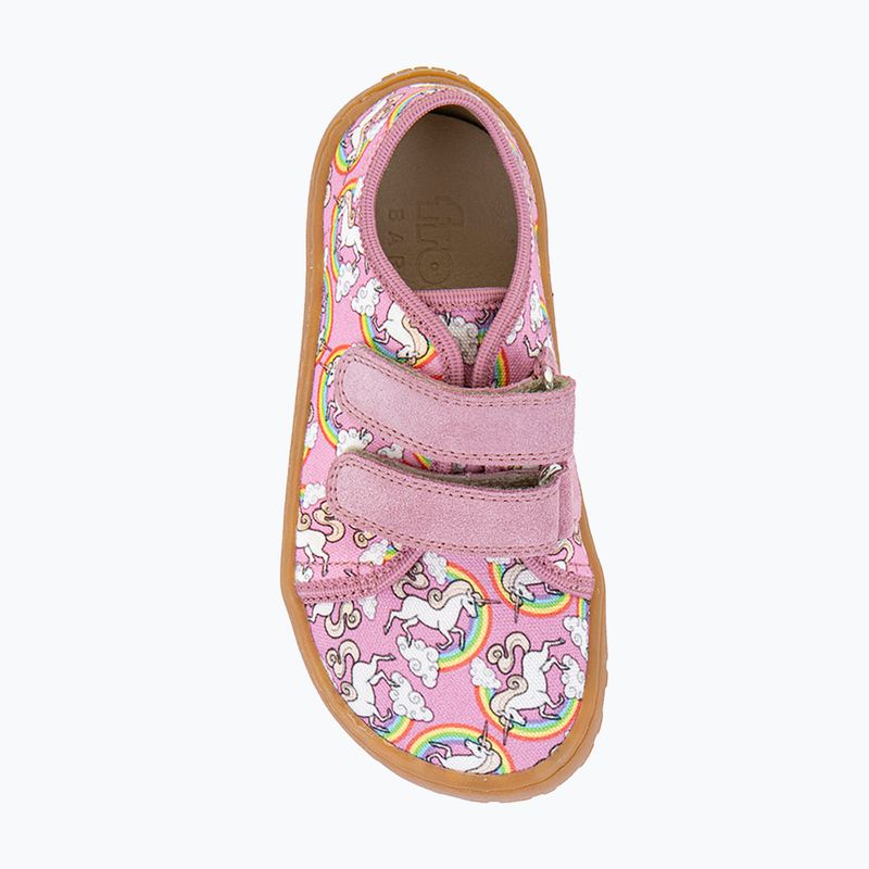 Scarpe barefoot bambino Froddo Canvas white/pink 6