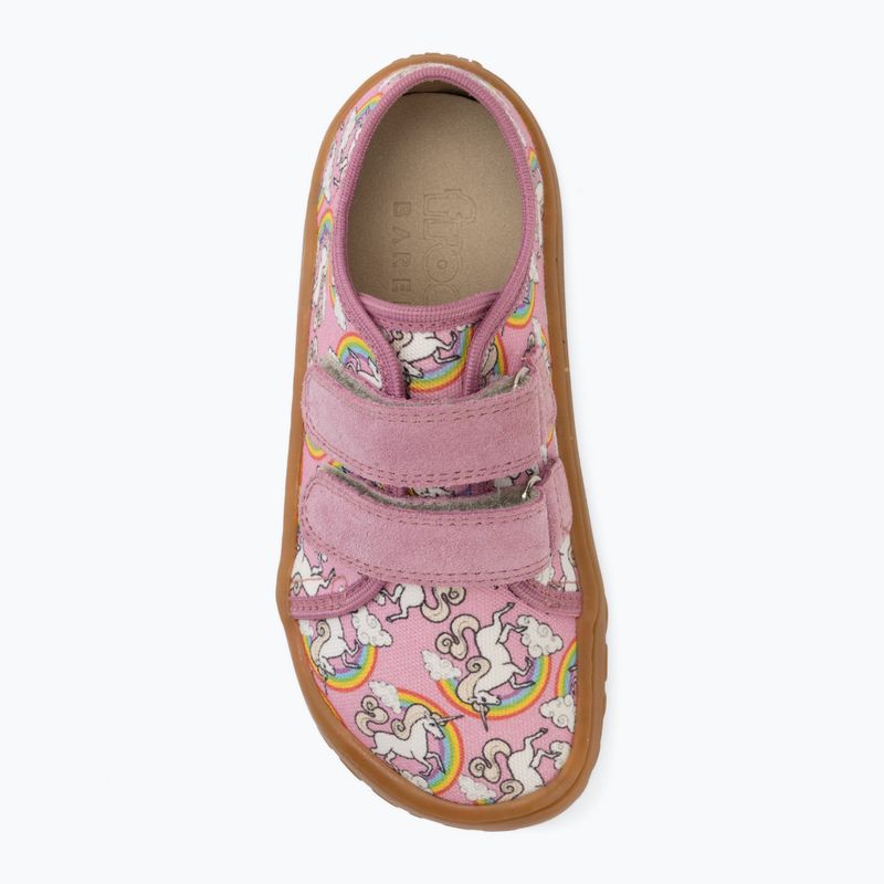 Scarpe barefoot bambino Froddo Canvas white/pink 5