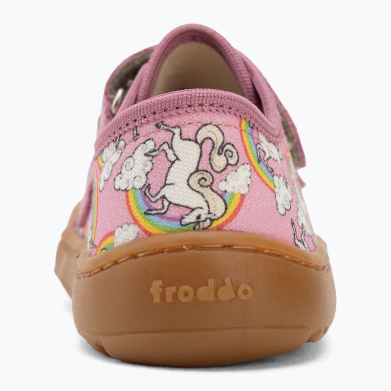 Scarpe barefoot bambino Froddo Canvas white/pink 6