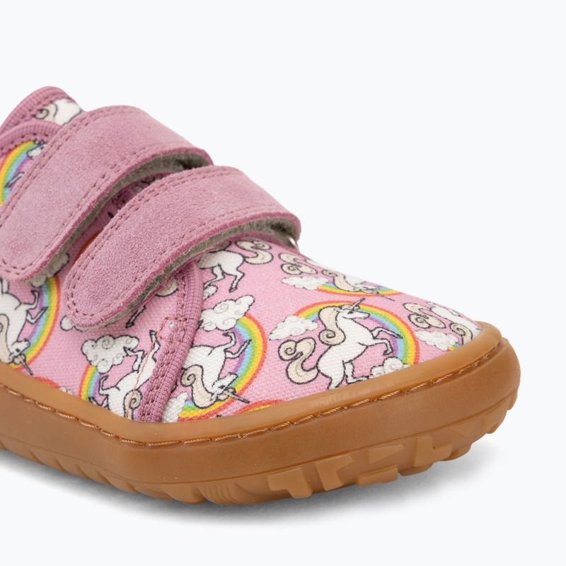 Scarpe barefoot bambino Froddo Canvas white/pink 7