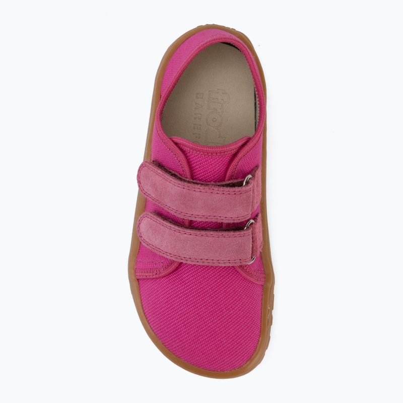 Scarpe barefoot per bambini Froddo Canvas fuchsia 5