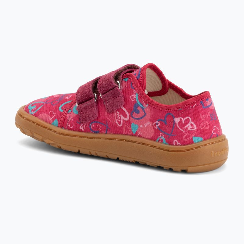 Scarpe barefoot bambino Froddo Barefoot Canvas fuxia+ 3