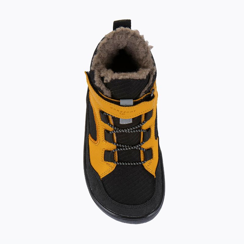 Doposci barefoot per bambini Froddo Barefoot Up Path Tex black/yellow 7