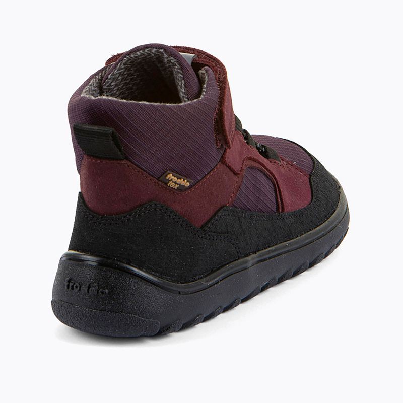 Doposci barefoot per bambini Froddo Barefoot Up Path Tex dark bordeaux 5