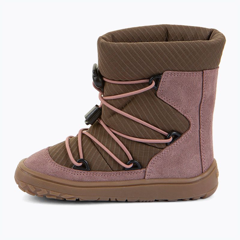 Doposci barefoot per bambini Froddo Barefoot Tex Track Wool dark pink 2