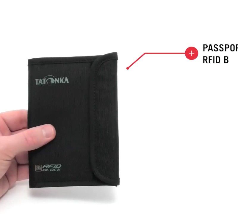 Tatonka Passport Safe RFID B portafoglio nero 11