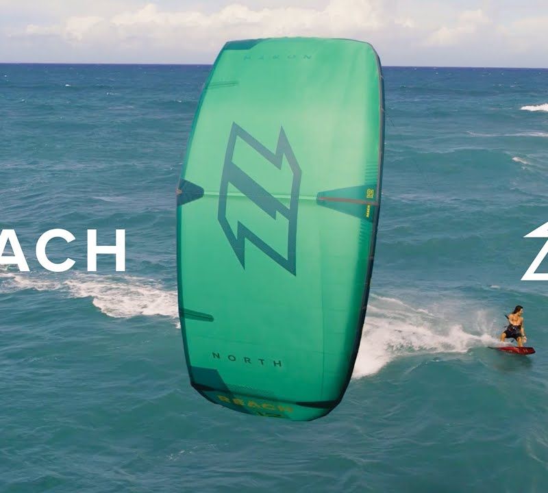 North Kiteboarding Reach kite blu pacifico 7