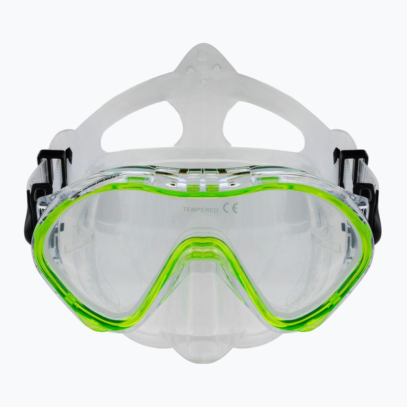 Schildkröt Set da snorkeling per bambini verde bermuda 6