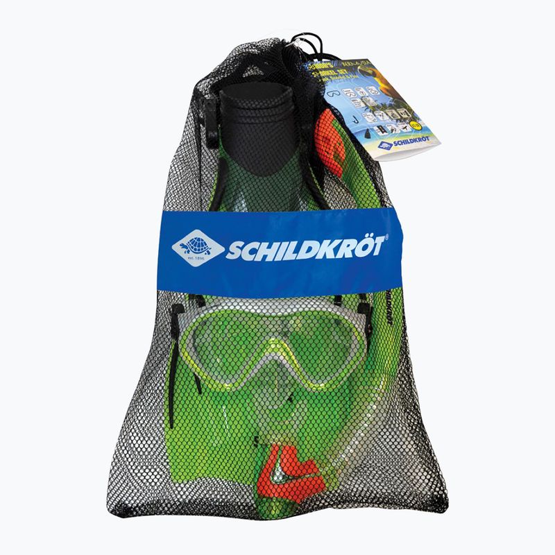 Schildkröt Set da snorkeling per bambini verde bermuda 11