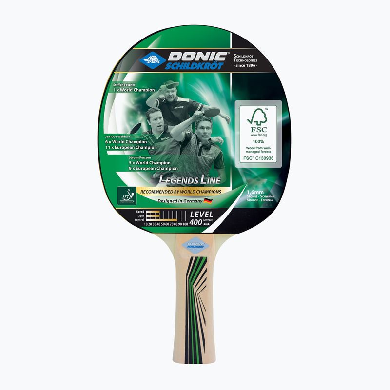 Racchetta da tennis tavolo Donic-Schildkröt Legends 400 FSC 705241 9