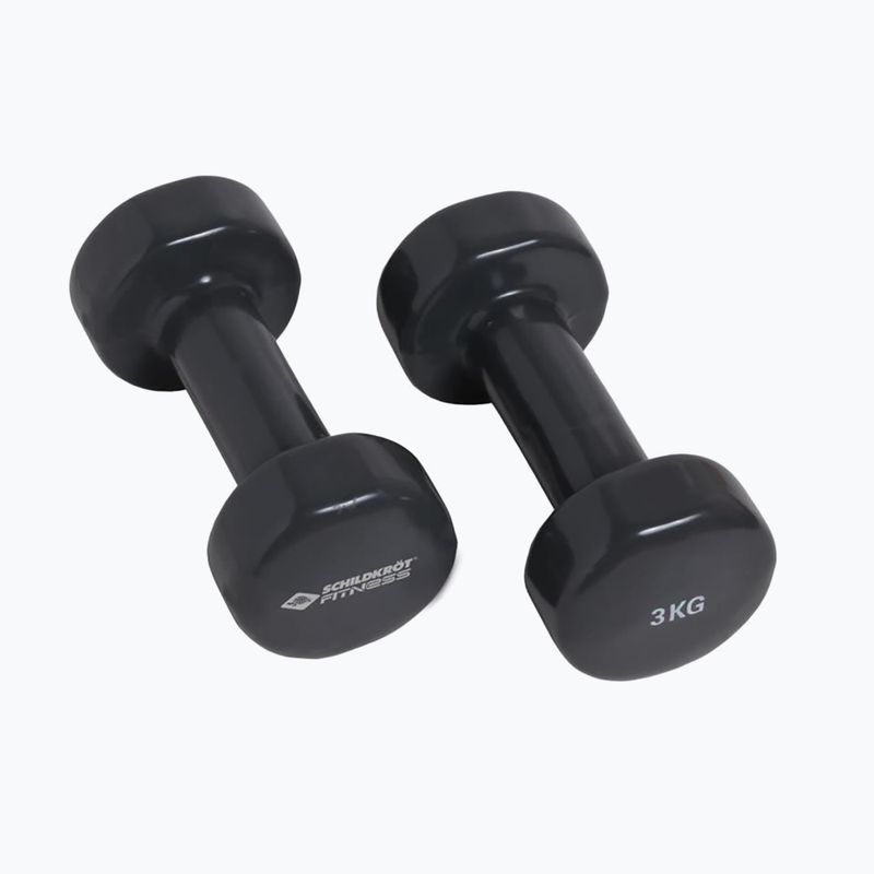 Set di manubri in vinile Schildkröt 2 x 3 kg
