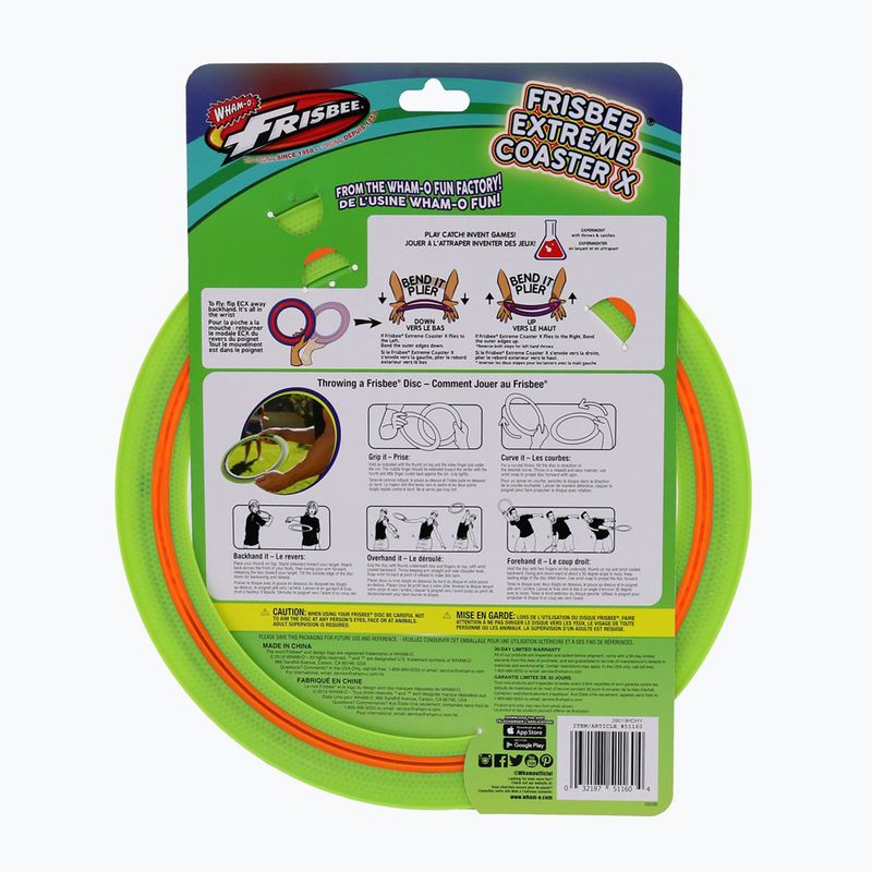 Frisbee Sunflex Extreme Coaster X verde-arancio 81137 3