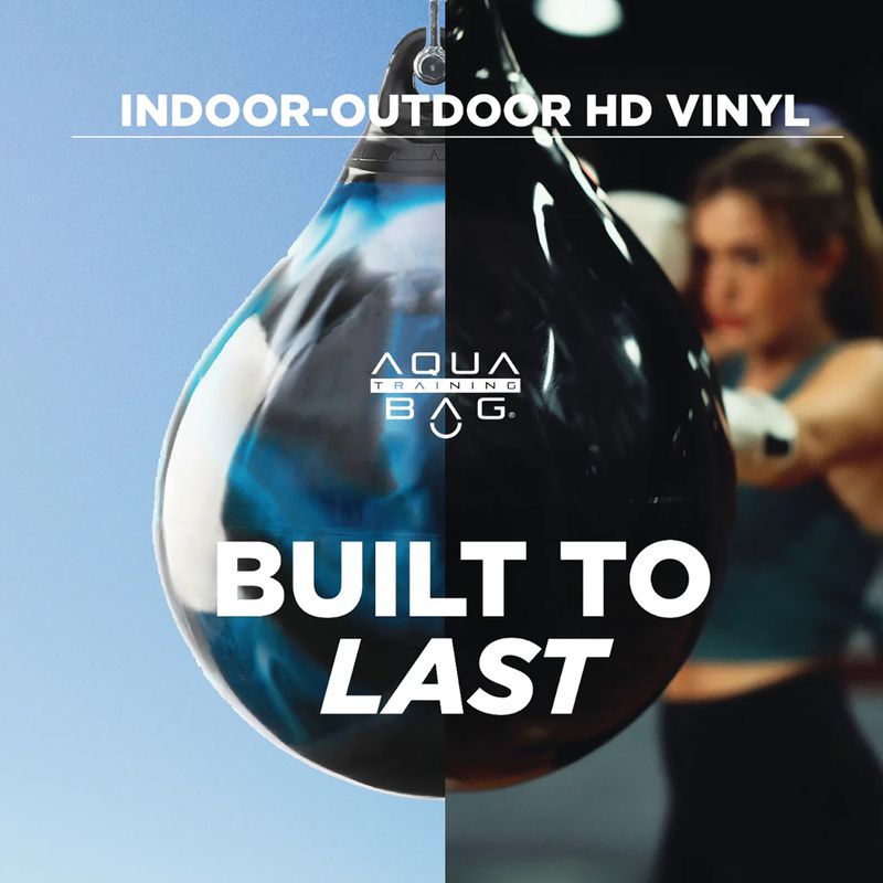 Sacco da boxe Aqua Training Bag Energy Punching Bag 15" nero/argento 5