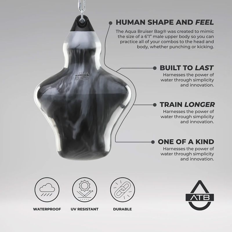 Sacco da allenamento Aqua Training Bag Bruiser 18" haymaker black 2