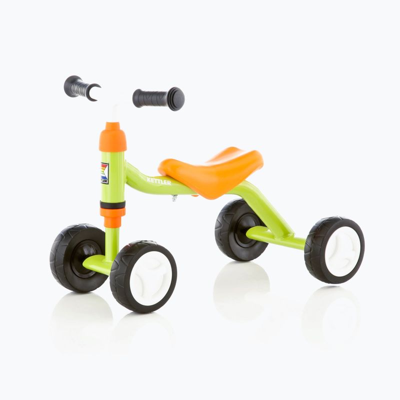 KETTLER Sliddy verde/arancio/bianco bicicletta da fondo a quattro ruote 6