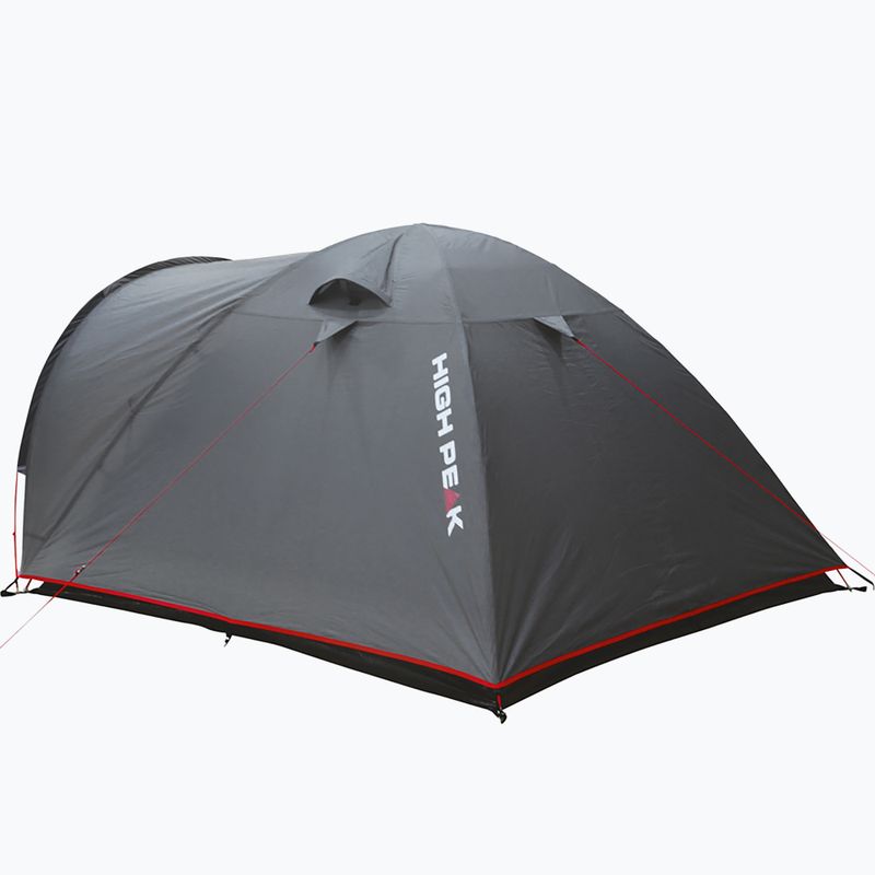 Tenda da campeggio per 3 persone High Peak Nevada 3 grigio scuro/rosso 3