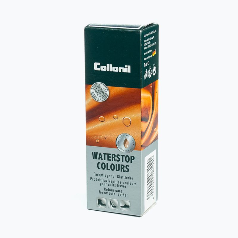 Cera per scarpe Collonil Waterstop 75ml cognac 3