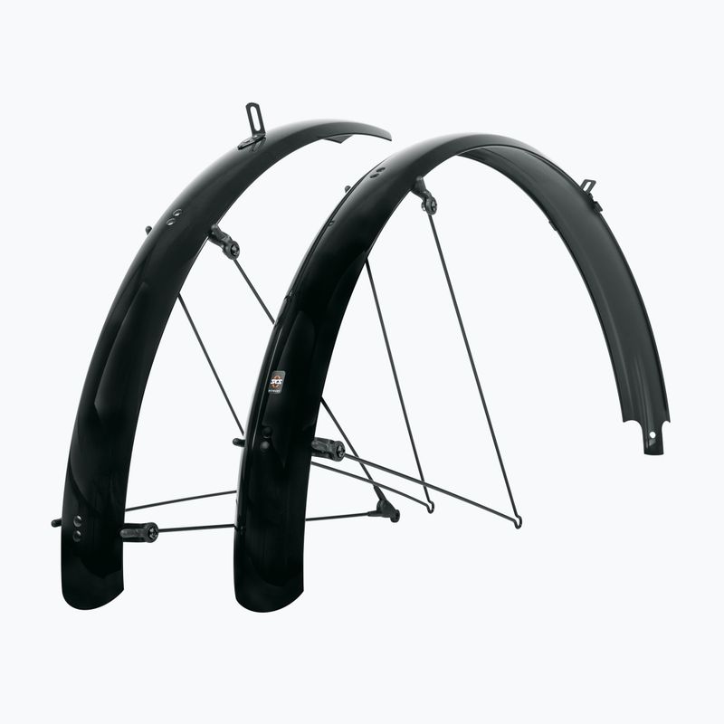 SKS Bluemels Basic set 28" / 35 mm nero parafanghi bicicletta 2