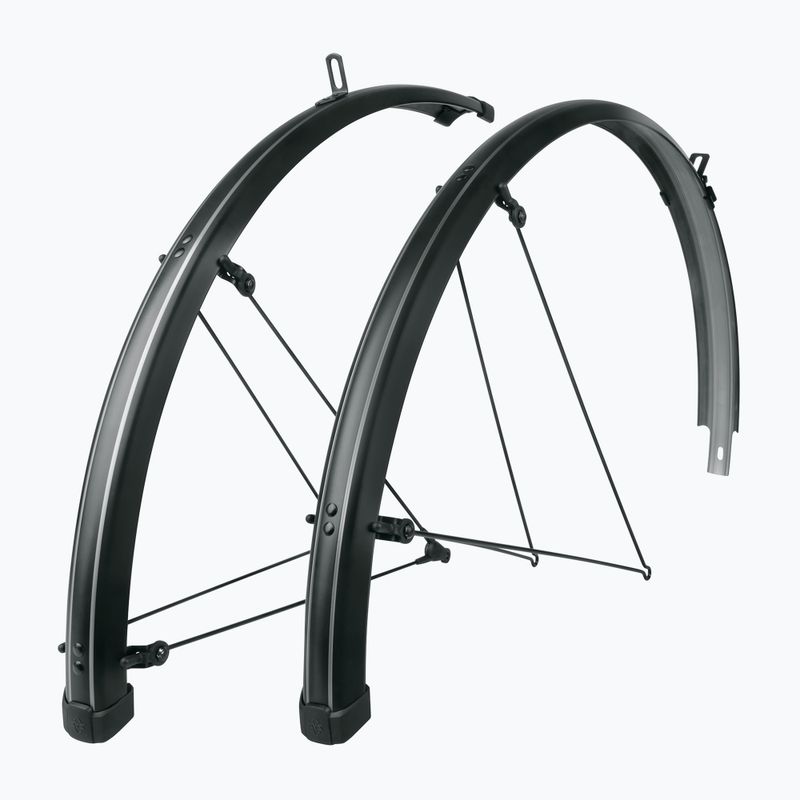 SKS Bluemels Stripes set 28" / 69 mm nero parafanghi bicicletta