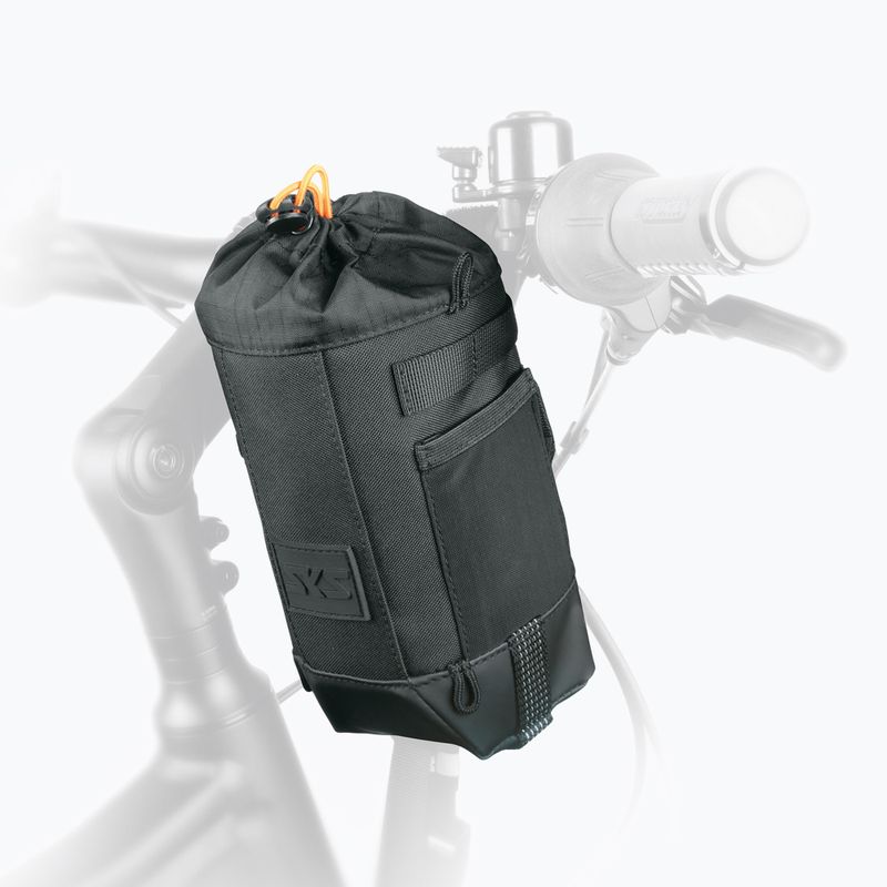 SKS Urban Steambag 1,25 l borsa da manubrio per bicicletta nera 5