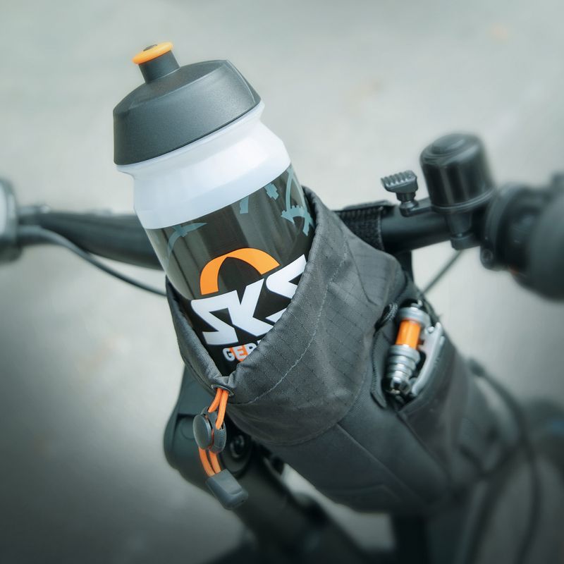 SKS Urban Steambag 1,25 l borsa da manubrio per bicicletta nera 6
