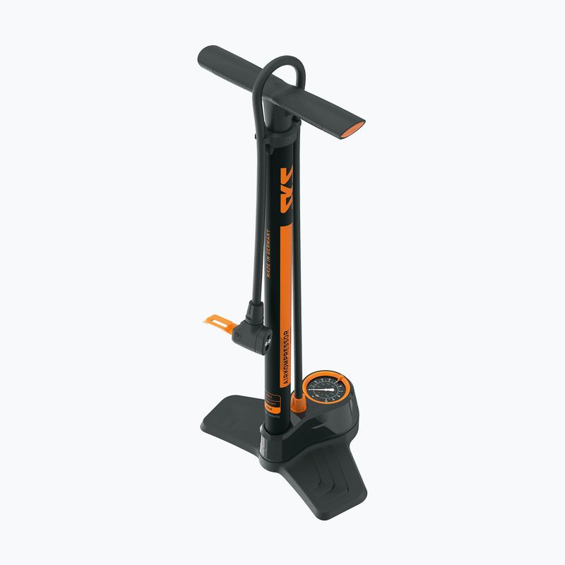 Pompa da bicicletta SKS Airkompressor Compact 10.0 nero/arancio 2