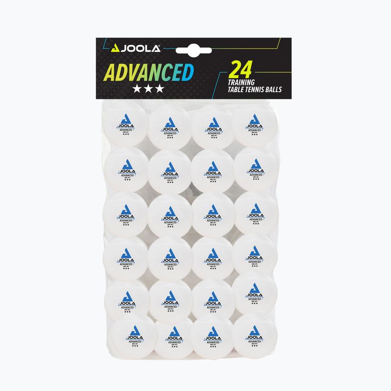 JOOLA Advanced Training 40+ palline da tennis da tavolo 24 pz. bianco