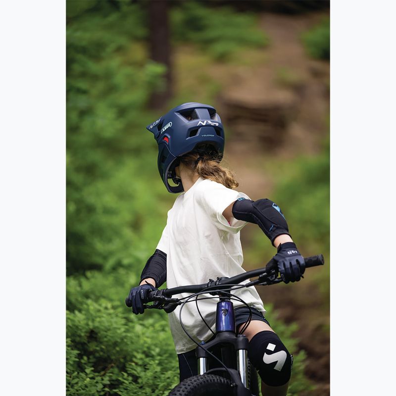 Casco da bicicletta per bambini ABUS Youdrop FF blu notte 6