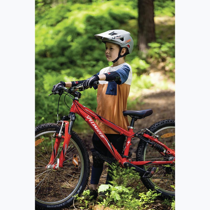 Casco da bici per bambini ABUS Youdrop FF grigio gesso 7