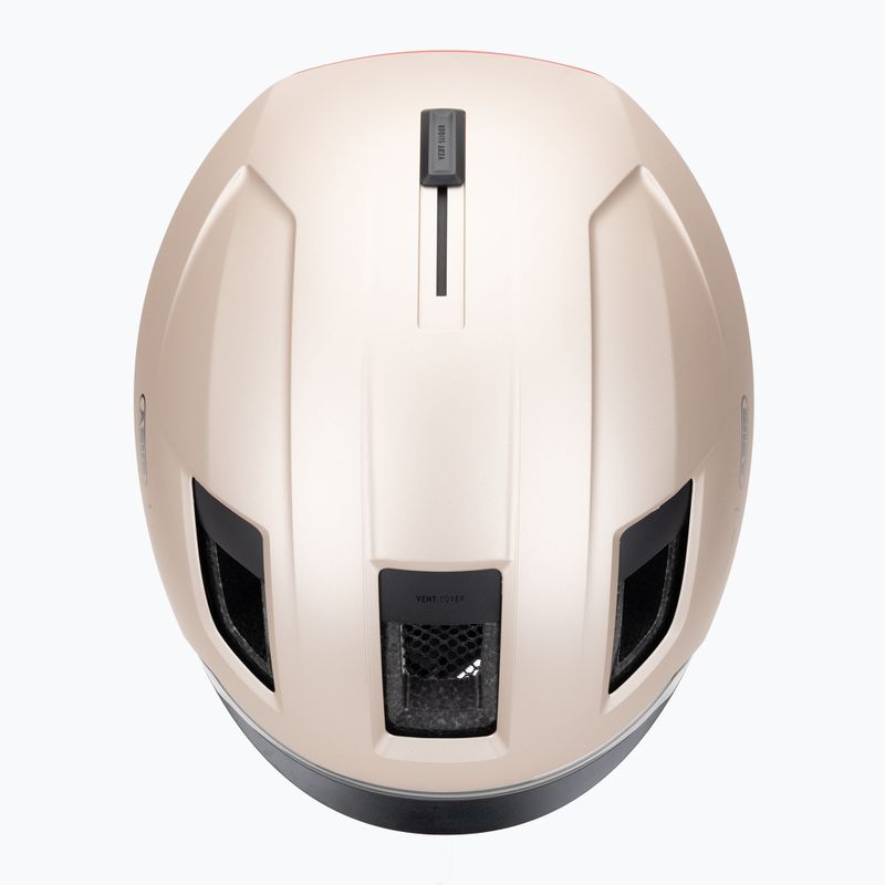 Casco da bici con indicatori di direzione ABUS Hyp-E champagne gold 6