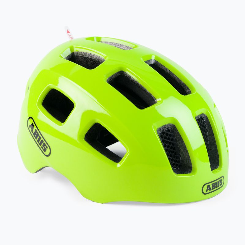 Casco da bici per bambini ABUS Youn-I 2.0 giallo segnale