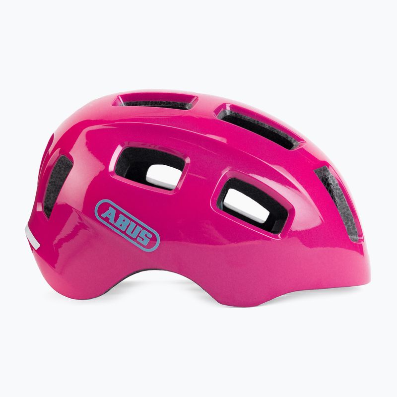 ABUS Casco da bici per bambini Youn-I 2.0 rosa brillante 3